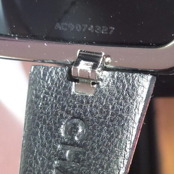 Chanel Black Quilted Leather Shield Sunglasses/Grey Lenses - 4155Q - Never Worn - Picture 15 of 15